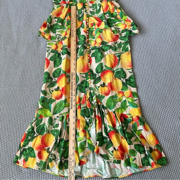 FARM RIO Sands Linen Midi Dress Size Small - Picture 6 of 16